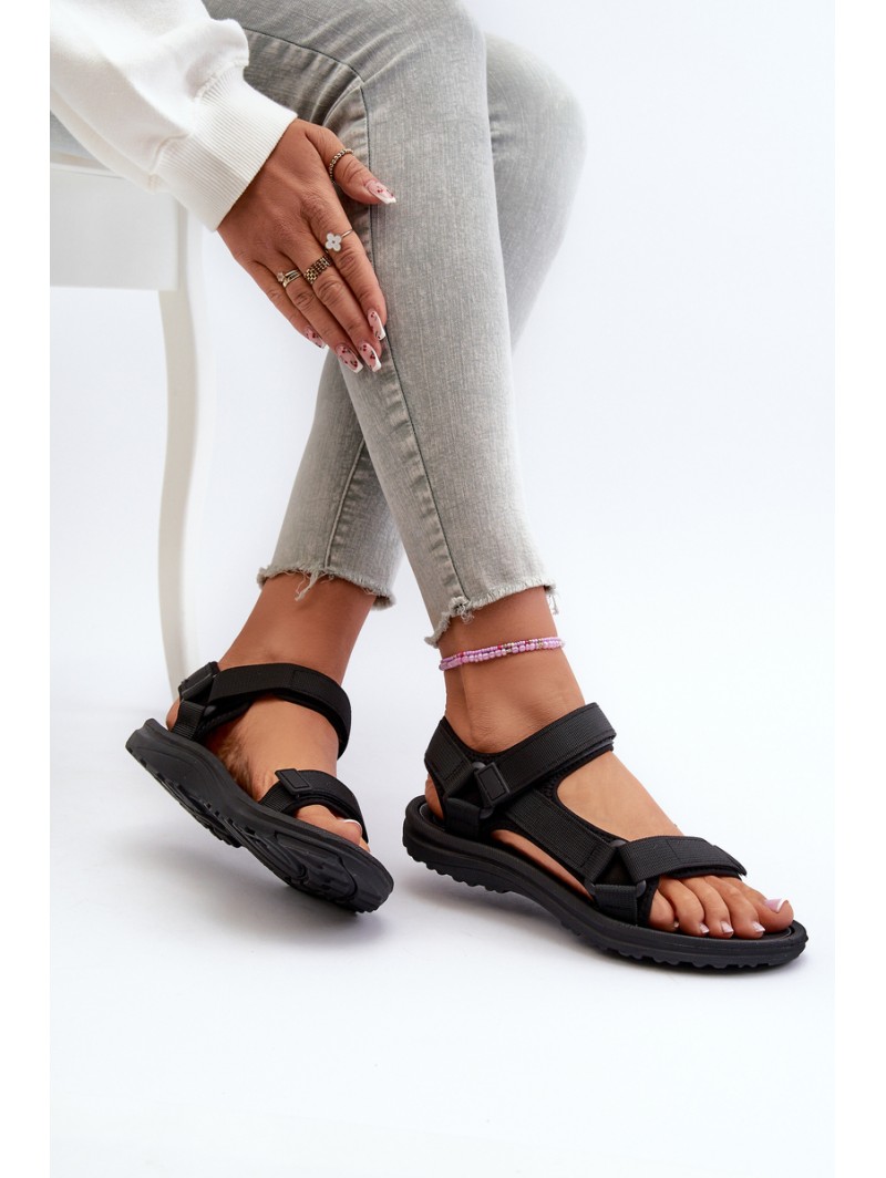 Lightweight Women's Black Sports Sandals Lumeria