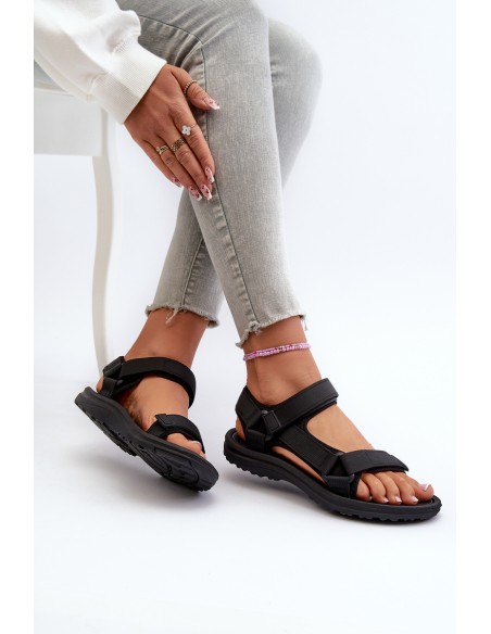 Lightweight Women's Black Sports Sandals Lumeria
