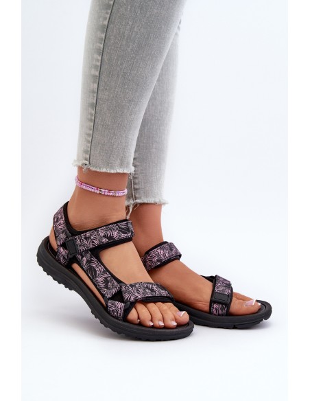 Lightweight Sports Women's Sandals Black-Pink Lumeria