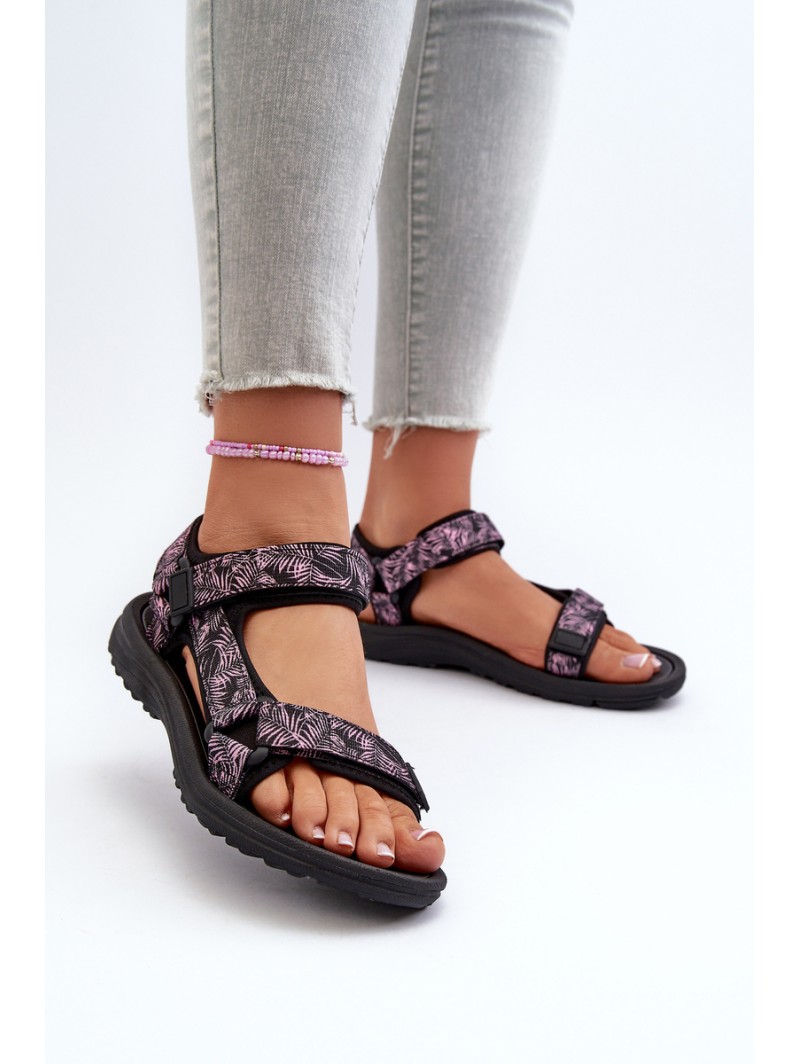 Lightweight Sports Women's Sandals Black-Pink Lumeria