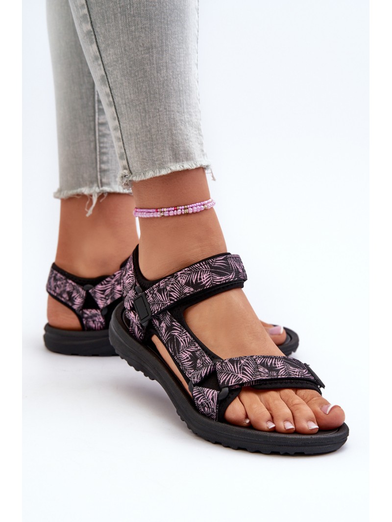 Lightweight Sports Women's Sandals Black-Pink Lumeria