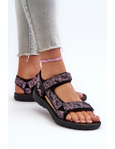 Lightweight Sports Women's Sandals Black-Pink Lumeria