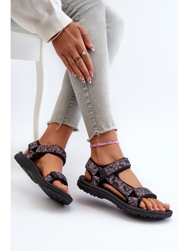 Lightweight Sports Women's Sandals Black-Pink Lumeria