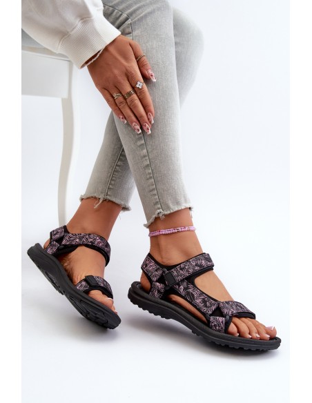 Lightweight Sports Women's Sandals Black-Pink Lumeria