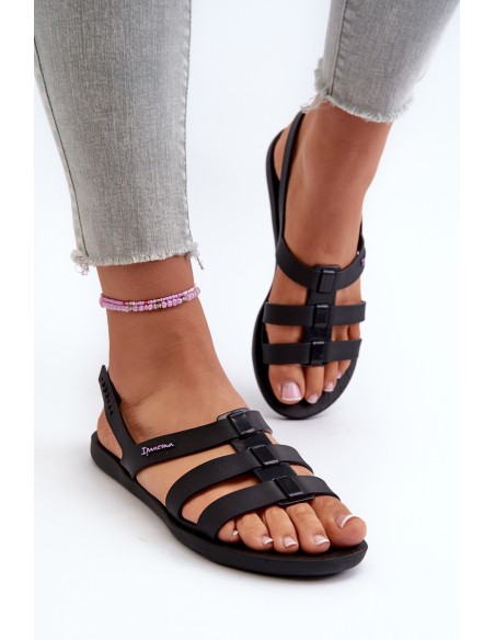 Women's Flat Sandals 83516 Ipanema Style Sandal Fem Black