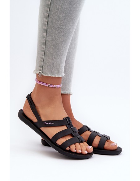 Women's Flat Sandals 83516 Ipanema Style Sandal Fem Black