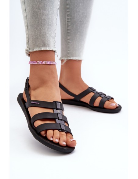 Moteriškos plokščios basutės 83516 Ipanema Style sandal Fem Black