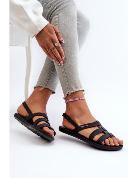 Women's Flat Sandals 83516 Ipanema Style Sandal Fem Black