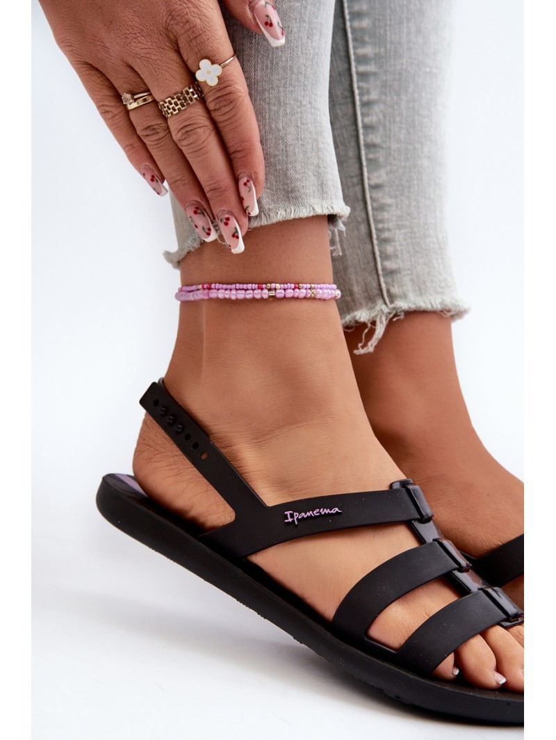 Women's Flat Sandals 83516 Ipanema Style Sandal Fem Black