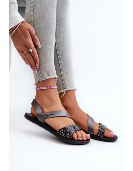 Moteriški sandalai 82429 Ipanema Vibe Sandal Fem Black-Silver