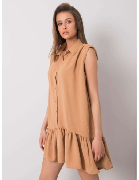 Sukienka-341-SK-5183.09-camelowy