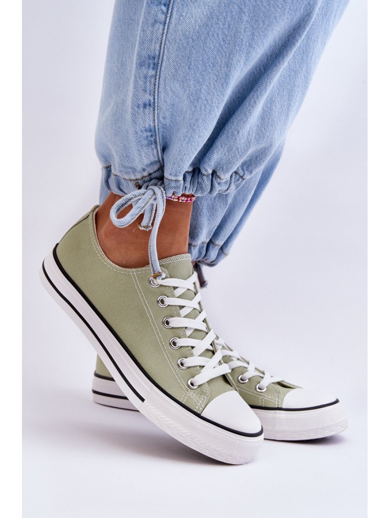 Classic Low Women's Sneakers Light green Vegas