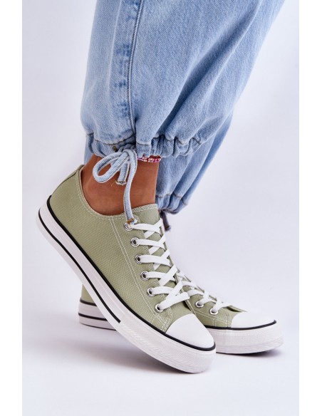 Classic Low Women's Sneakers Light green Vegas