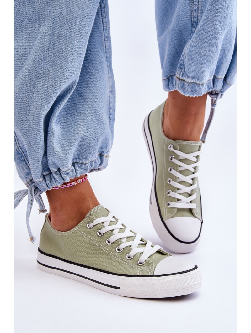 Classic Low Women's Sneakers Light green Vegas