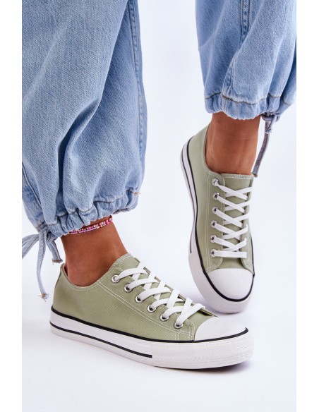 Classic Low Women's Sneakers Light green Vegas