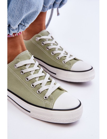 Classic Low Women's Sneakers Light green Vegas