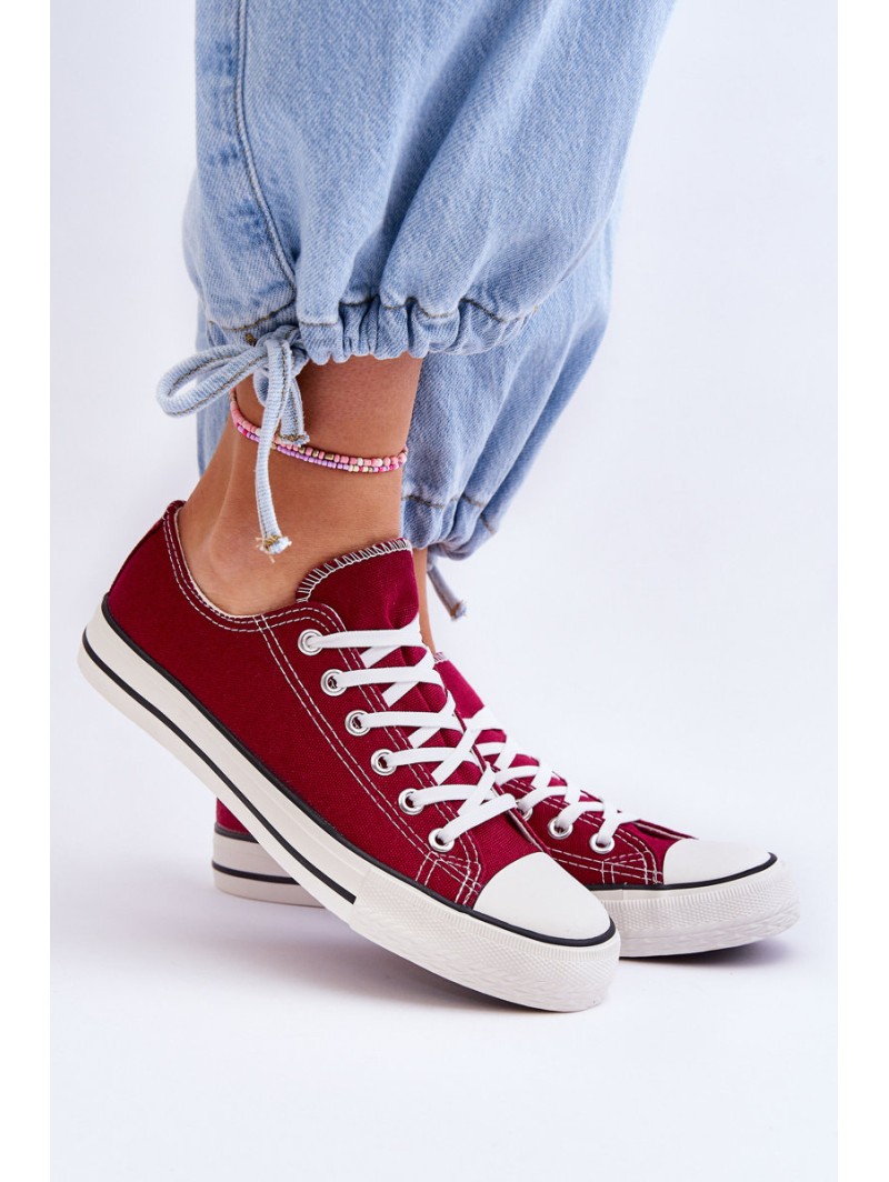 Classic Low Women's Sneakers Burgunde Vegas