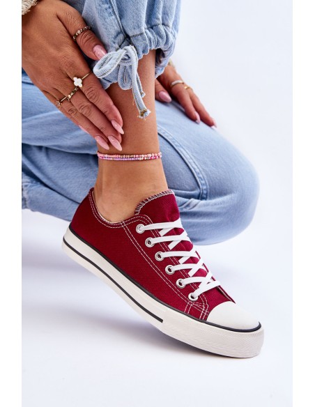 Classic Low Women's Sneakers Burgunde Vegas