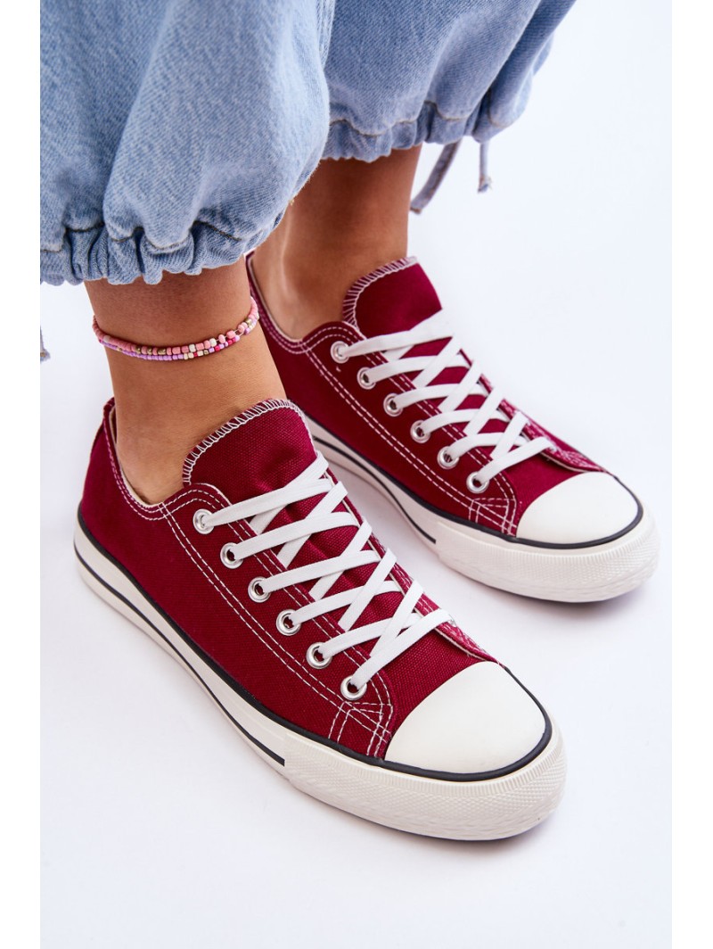 Classic Low Women's Sneakers Burgunde Vegas