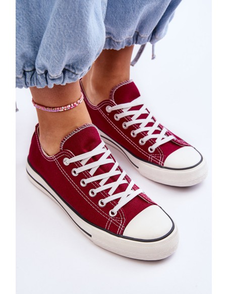 Classic Low Women's Sneakers Burgunde Vegas