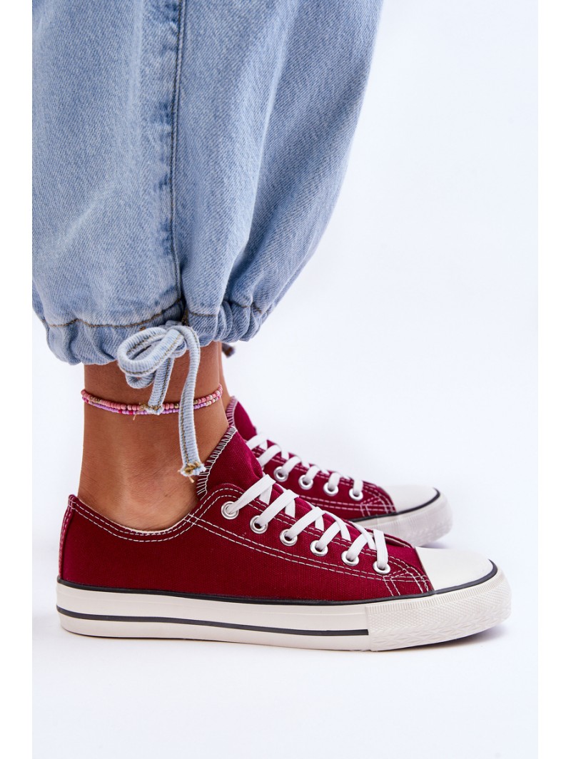 Classic Low Women's Sneakers Burgunde Vegas