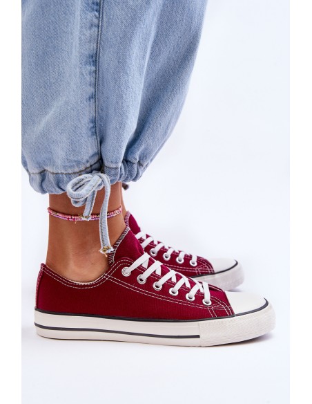 Classic Low Women's Sneakers Burgunde Vegas