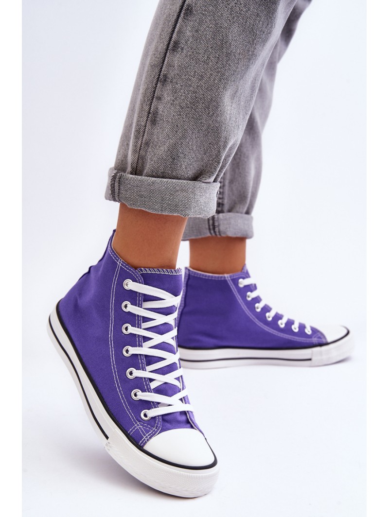 Women's Classic High Sneakers Violet Remos