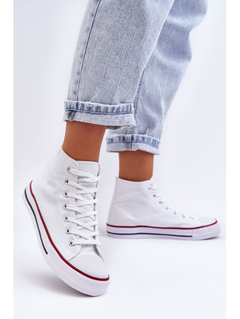 Women's Classic High Top Sneakers White Remos