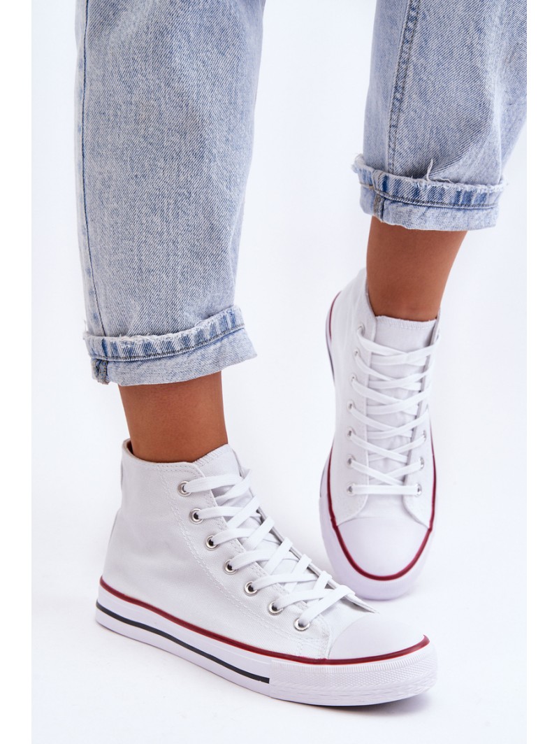 Women's Classic High Top Sneakers White Remos