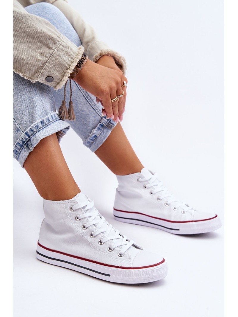 Women's Classic High Top Sneakers White Remos