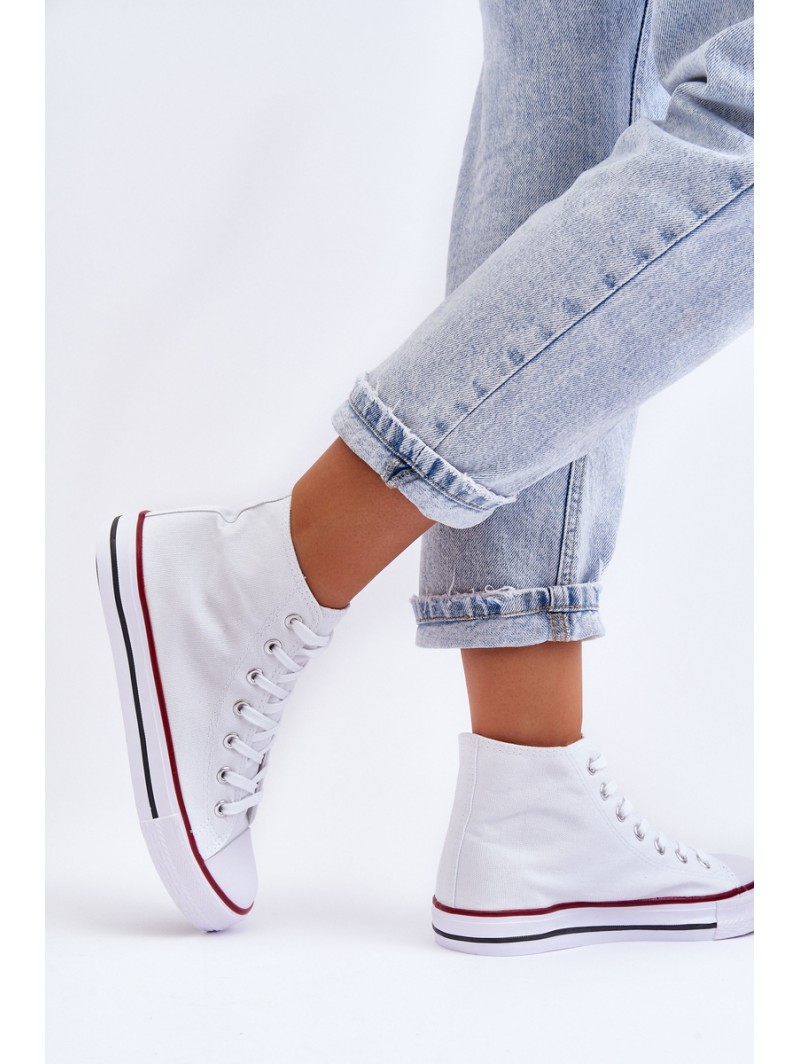 Women's Classic High Top Sneakers White Remos
