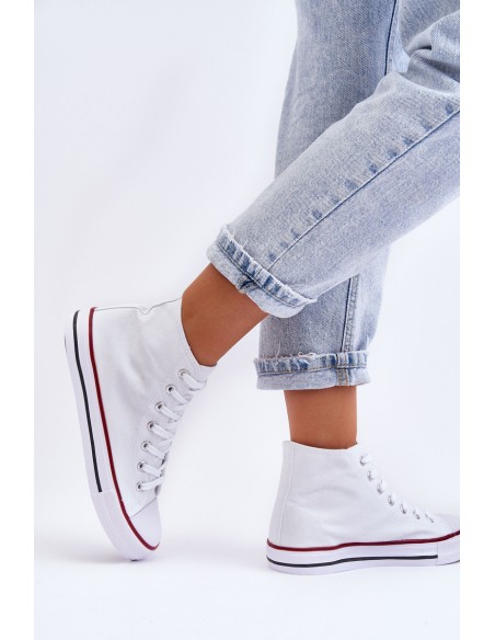 Women's Classic High Top Sneakers White Remos
