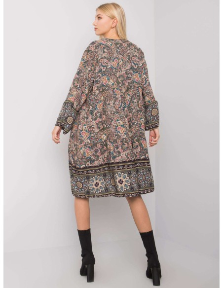 Sukienka-TW-SK-BI-5S0118B.25-khaki