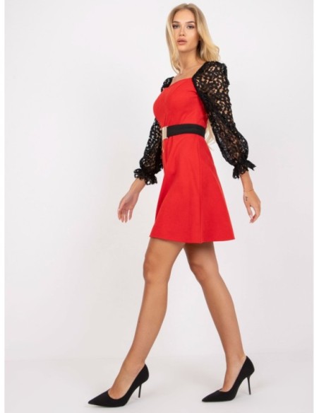 Sukienka-LK-SK-508840.22X-czerwony