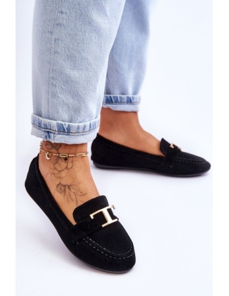 Klasikiniai Slip On Loafers Black Carly