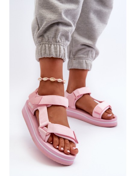 Women's Platform Sandals Big Star NN274A533 Pink