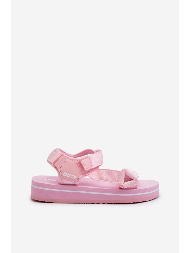 Women's Platform Sandals Big Star NN274A533 Pink