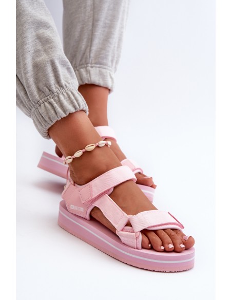 Women's Platform Sandals Big Star NN274A533 Pink