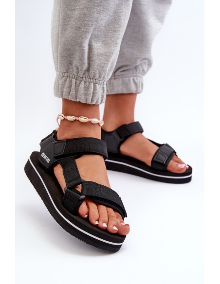 Women's Platform Sandals Big Star NN274A532 Black