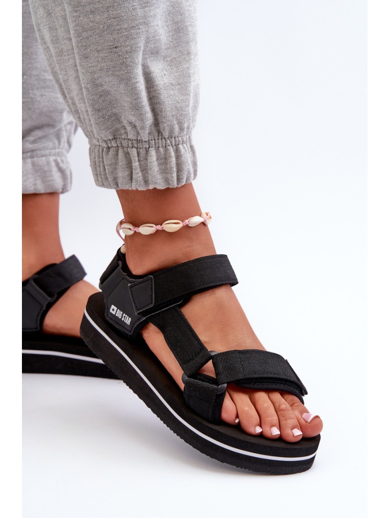 Women's Platform Sandals Big Star NN274A532 Black