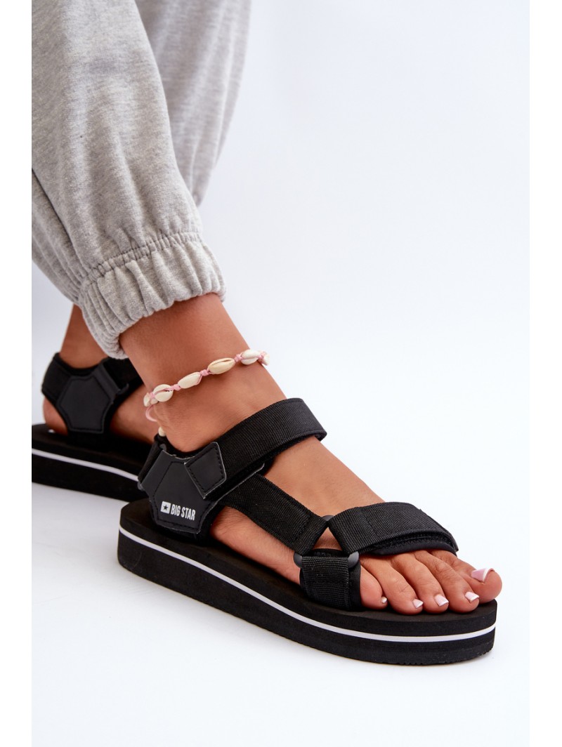 Women's Platform Sandals Big Star NN274A532 Black