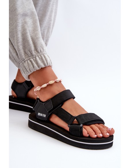Women's Platform Sandals Big Star NN274A532 Black