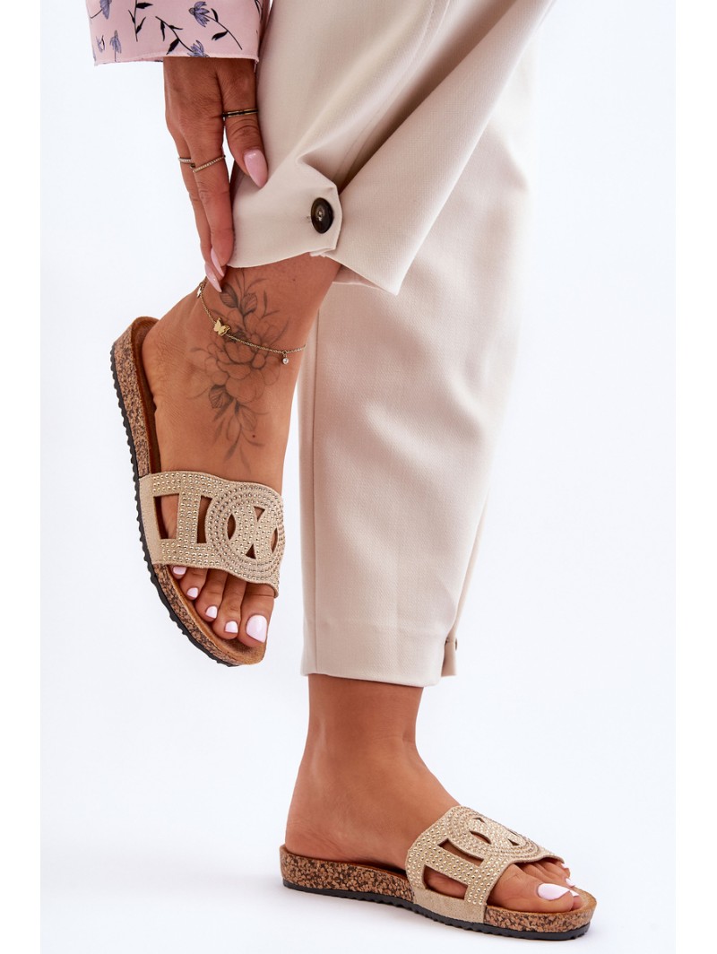 Women's Studded Loafers Beige Evelins