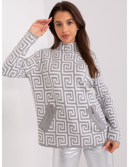 Sweter-AT-SW-2341.00P-szary