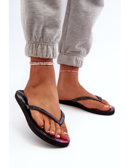 Women's Patterned Flip Flops Sandals 4FRMM00FFLIF138-90S Multicolor