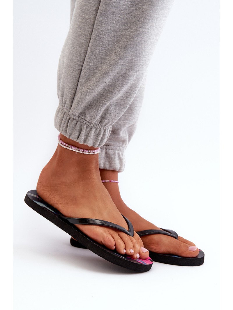 Women's Patterned Flip Flops Sandals 4FRMM00FFLIF138-90S Multicolor