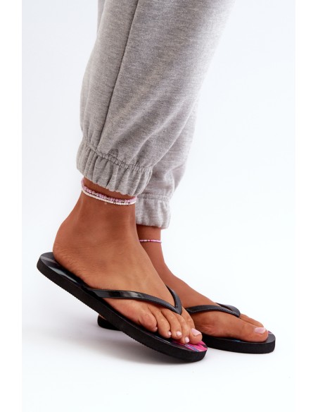 Women's Patterned Flip Flops Sandals 4FRMM00FFLIF138-90S Multicolor