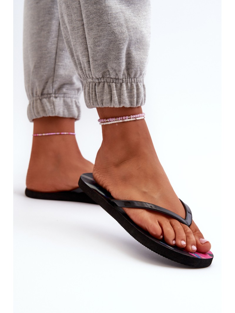 Women's Patterned Flip Flops Sandals 4FRMM00FFLIF138-90S Multicolor
