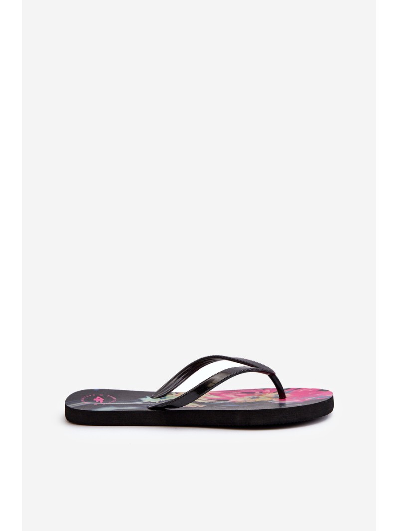 Women's Patterned Flip Flops Sandals 4FRMM00FFLIF138-90S Multicolor