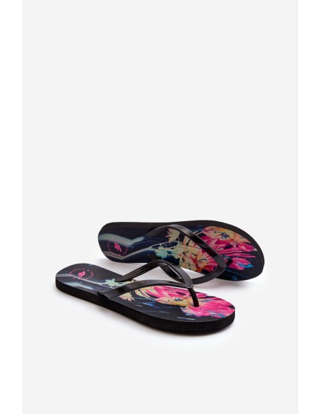 Women's Patterned Flip Flops Sandals 4FRMM00FFLIF138-90S Multicolor